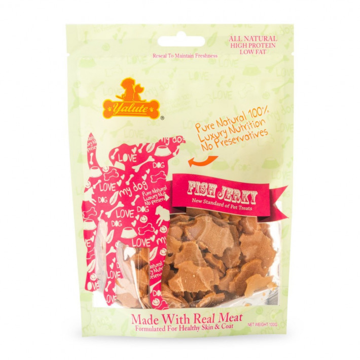 Ласощі Yalute для собак Salmon Cloud Shape хмаринки з лосося 100 г