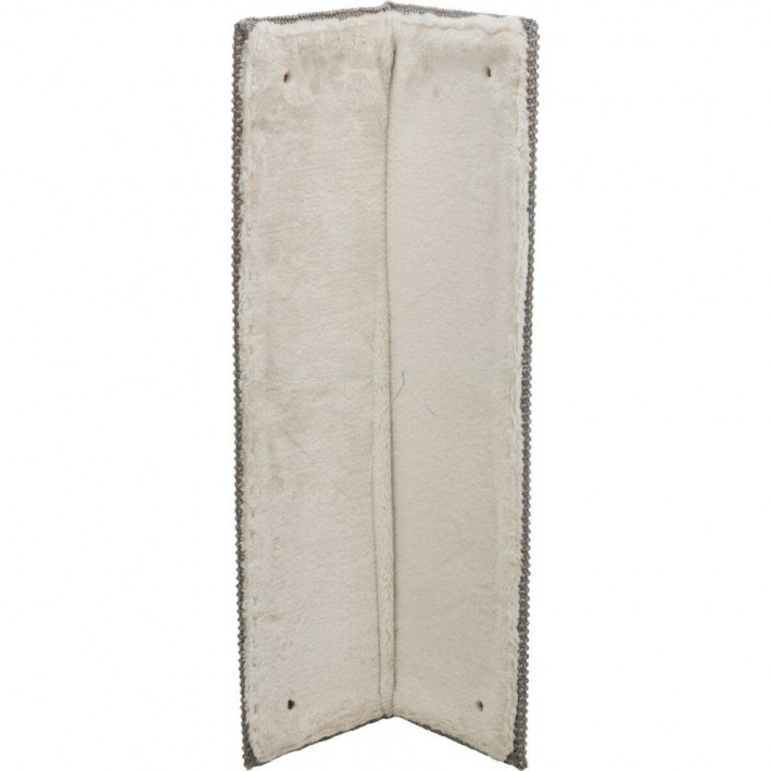 Дряпка Trixie для котів XXL настінна кутова сизаль/плюш сіра 38х75 см - фото №4