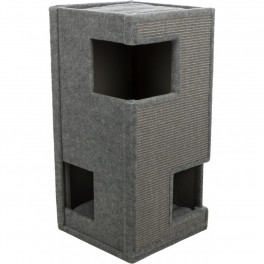 Дряпка-будиночок Trixie Gabriel для котів сизаль сіра 38х38х78 см - фото №1