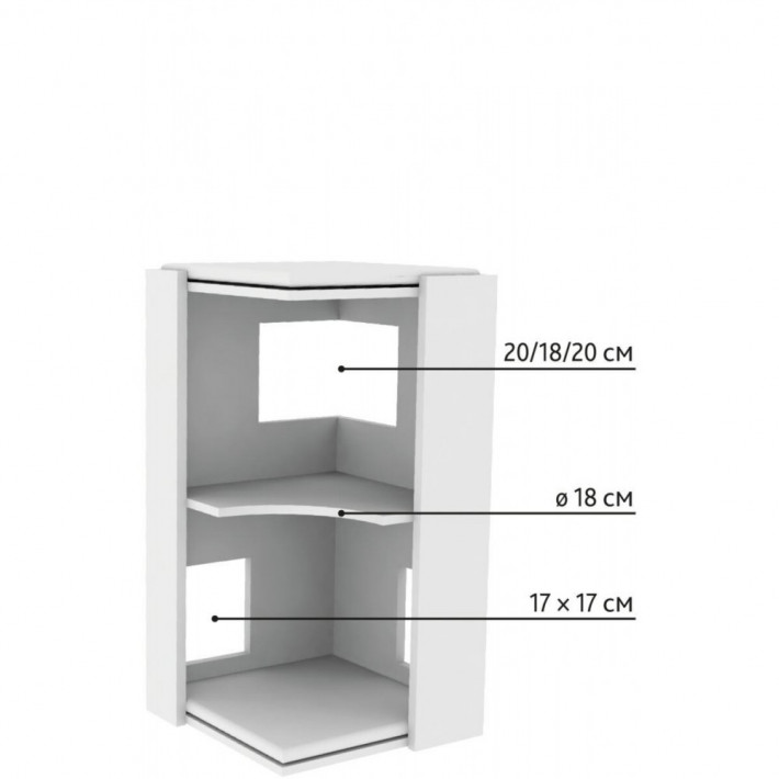 Дряпка-будиночок Trixie Gabriel для котів 38х38х78 см - фото №11