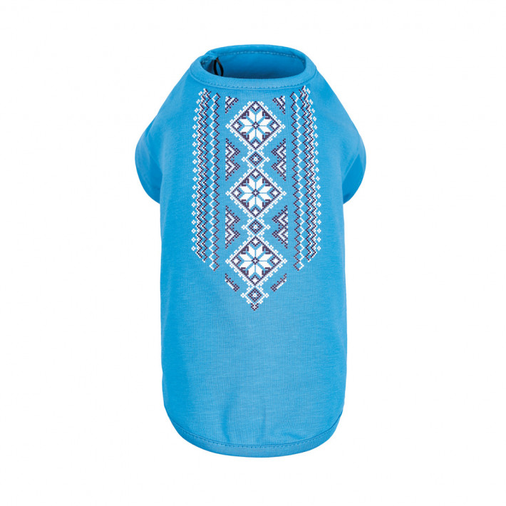 Футболка для собак Pet Fashion Ivanko M2 (блакитна) - фото №3