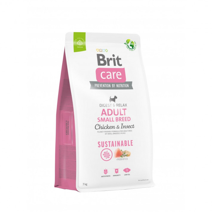 Корм сухий Brit Care Dog Sustainable Adult Small Breed для собак малих порід