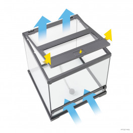 Террариум для лягушек 45x45x45 см - фото №2