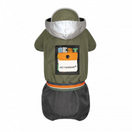 Дощовик Pet Fashion JIMI для собак хакі сірий XS - фото №1