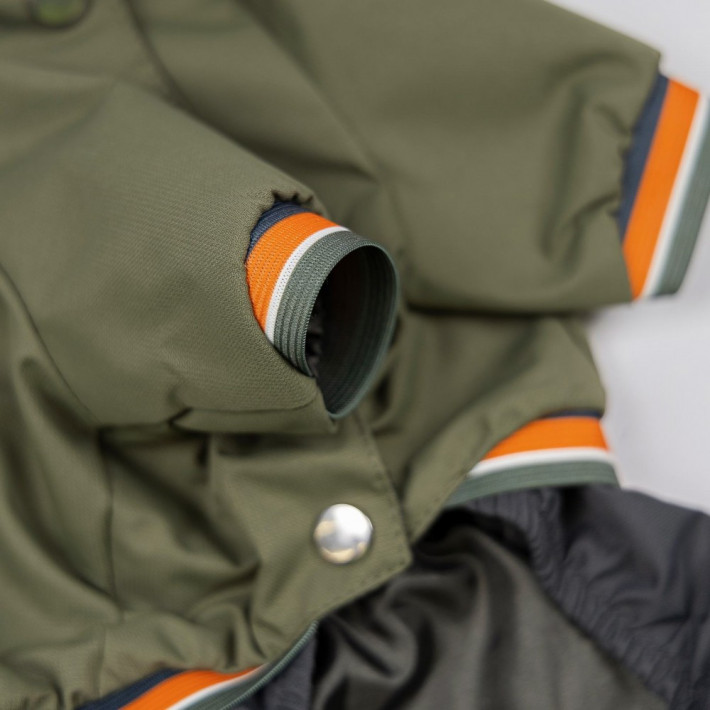 Дощовик Pet Fashion JIMI для собак хакі сірий XS - фото №4