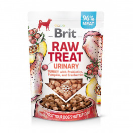 Ласощі Brit Raw Treat Urinary Freeze-dried для дорослих собак з індичкою для здоров я сечової системи 40 г - фото №1