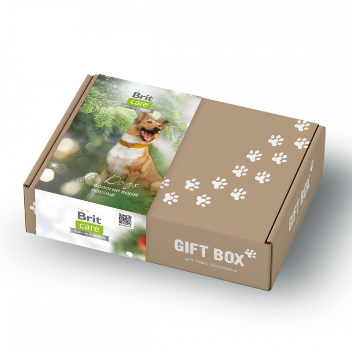Подарунковий бокс Brit Care Dog Gift box Новорічний для собак