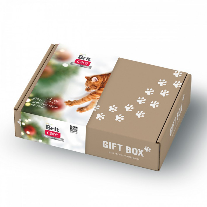 Подарунковий бокс Brit Care Cat Gift box Новорічний для котів
