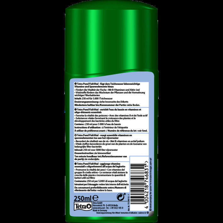 Засіб Tetra FishVital для ставка для покращення якості води 250 мл - фото №4