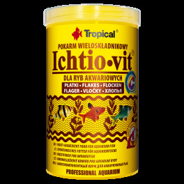 Корм Tropical Ichtio-Vit для всіх акваріумних риб пластівці 120 г - фото №1