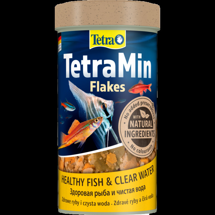 Корм сухий Tetra Min Flakes для тропічних акваріумних рибок, 250 мл - фото №3