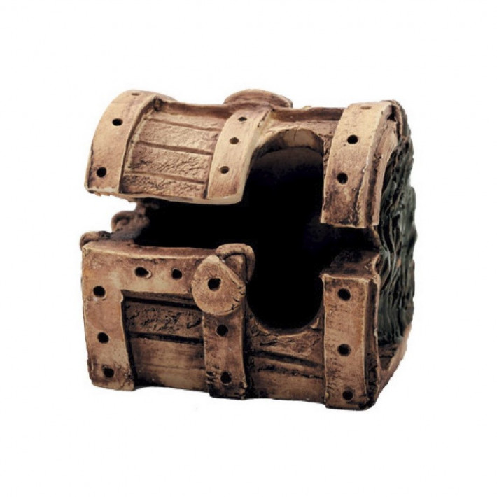 Декорация Природа Сундук мини для аквариума 13х8 см