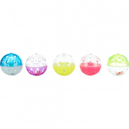 Іграшка Trixie Ball and Roll для котів м яч та валик з брязкальцем 4,5 см - фото №2