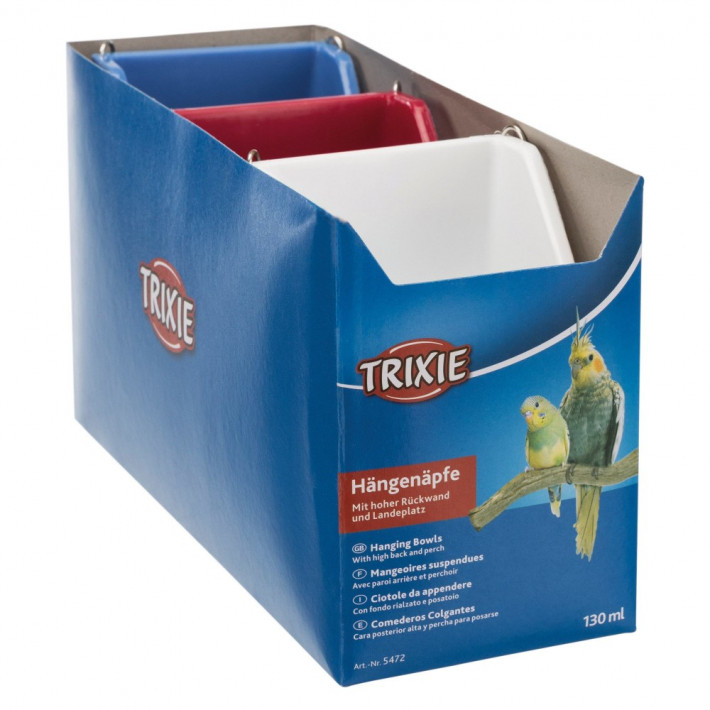 Кормушка Trixie для птиц подвесная 130 мл - фото №5