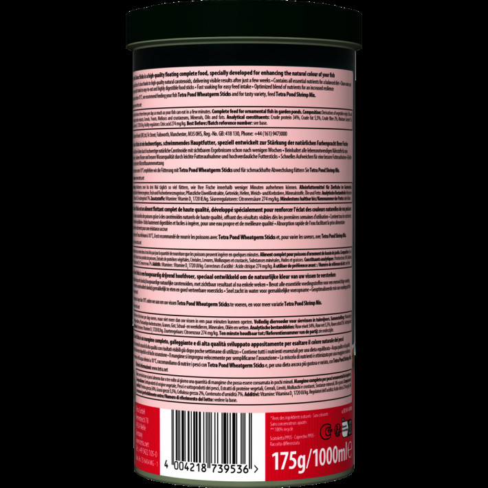 Корм Tetra Pond Colour Sticks для ставкових риб, 1 л - фото №5