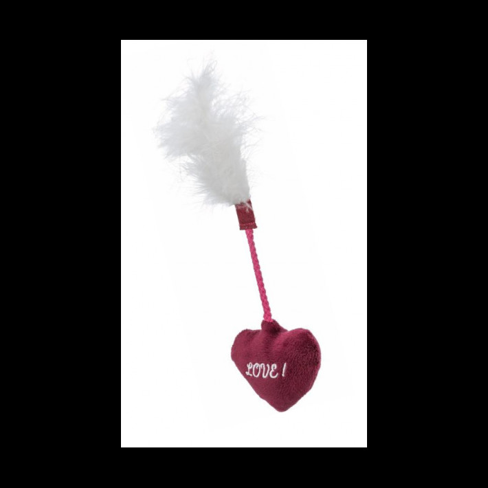 Игрушка Trixie для котов Сердце с перьями