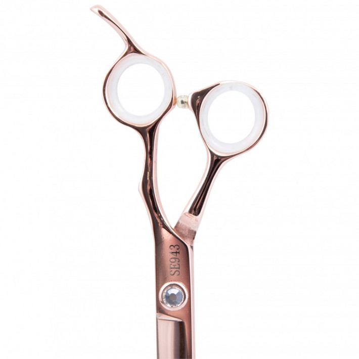 Ножиці для грумінгу Chris Christensen Adalynn Rose 7 дюймів прямі - фото №3