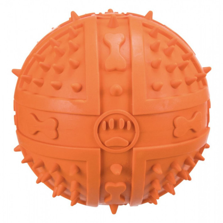 Іграшка Trixie для собак М'яч з пискавкою гума 9 см - фото №3