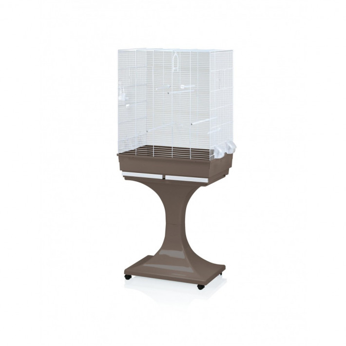Клітка Fop Cristina для птахів з підставкою біла 66х45х84 см