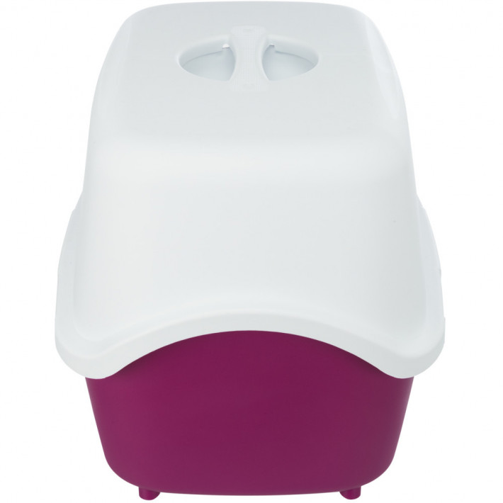 Закритий туалет для котів Trixie Vico (фіолетовий/білий) - фото №2