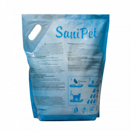 Наповнювач Sani Pet для котячого туалету силікагелевий 7,6 л - фото №2