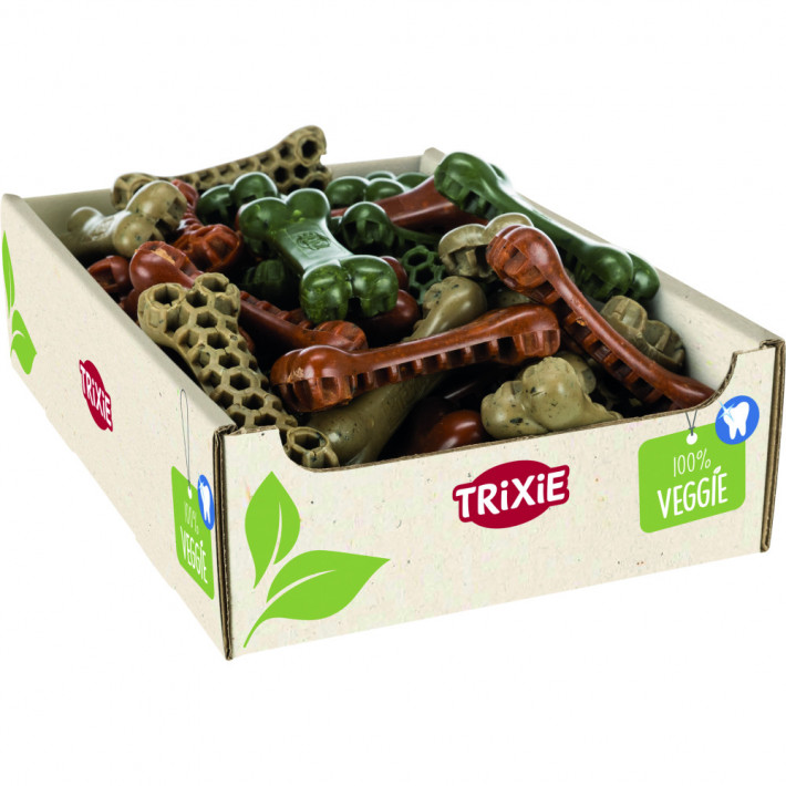 Ласощі Trixie Denta Fun Veggie Медова гребінець-кісточка для собак