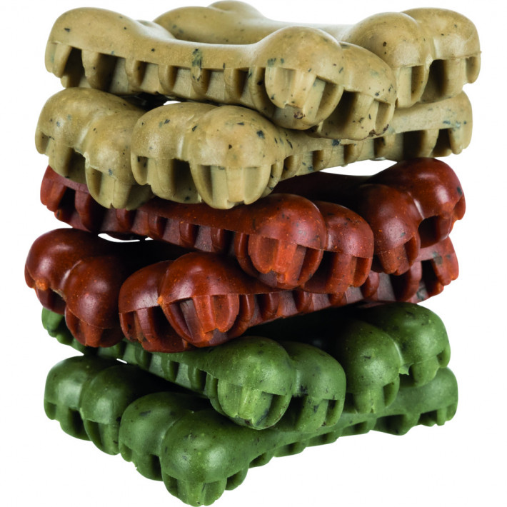 Ласощі Trixie Denta Fun Veggie Медова гребінець-кісточка для собак - фото №2