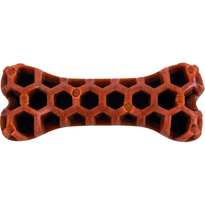 Ласощі Trixie Denta Fun Veggie Медова гребінець-кісточка для собак - фото №8