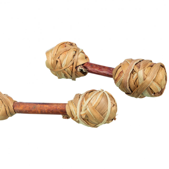 Іграшка Trixie для гризунів Набір гантелей з кори деревинної - фото №3