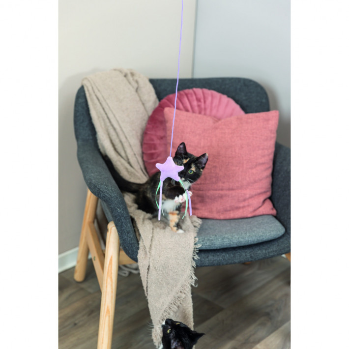 Іграшка Trixie для кошенят Паличка з зіркою 40 см - фото №5