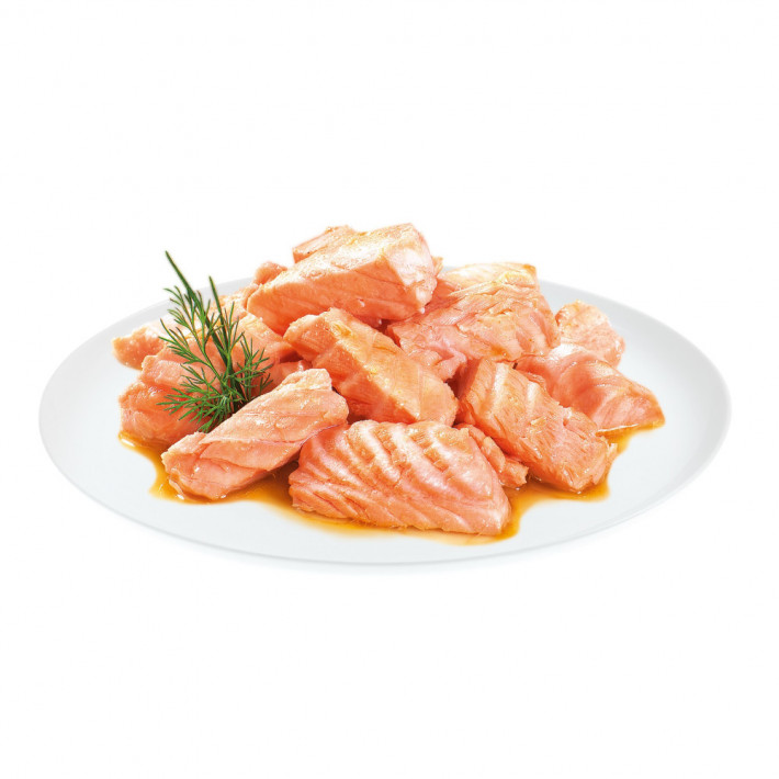 Вологий корм Brit Premium Delicate Fillets in Gravy Salmon для стерилізованих котів, 85 г - фото №2