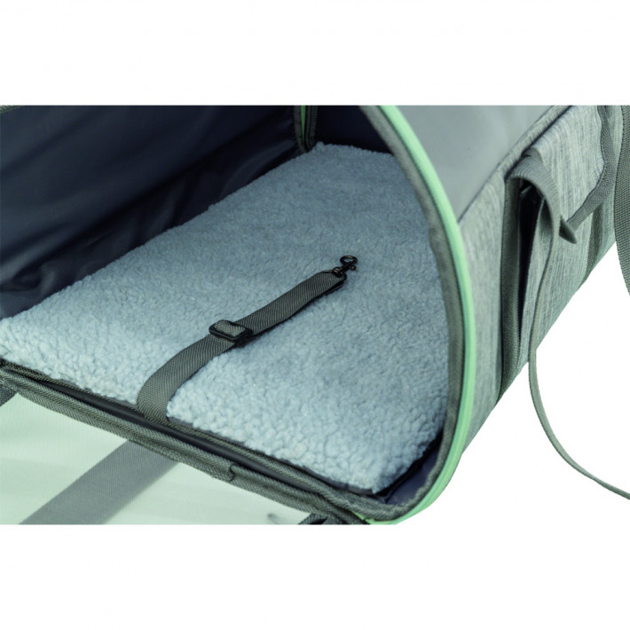 Переноска Trixie Dillon 33х32х54 см сіро-м'ятна - фото №5