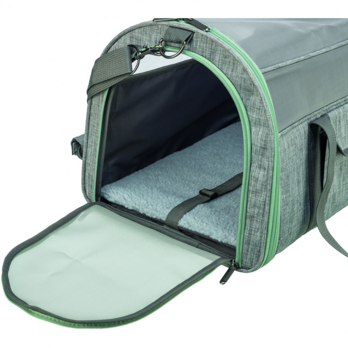 Переноска Trixie Dillon 33х32х54 см сіро-м'ятна - фото №6