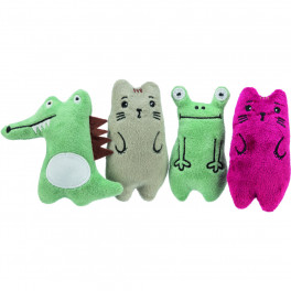 Іграшка Trixie для котів Звірі плюш з котячою м ятою 11 см - фото №1