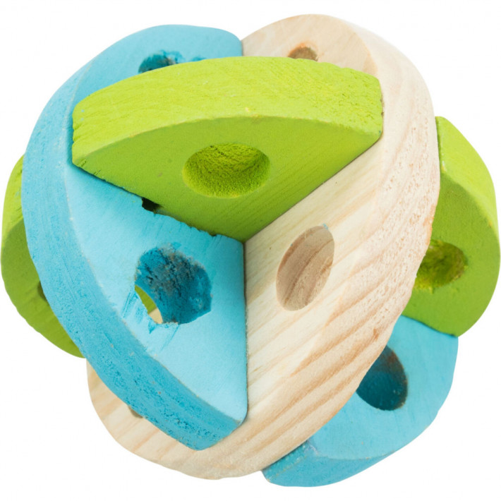 Іграшка Trixie для гризунів куля дерев'яна для ласощів 8 см