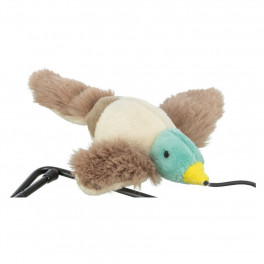 Іграшка Trixie для котів Птах для дверних проходів плюш 13 см - фото №2