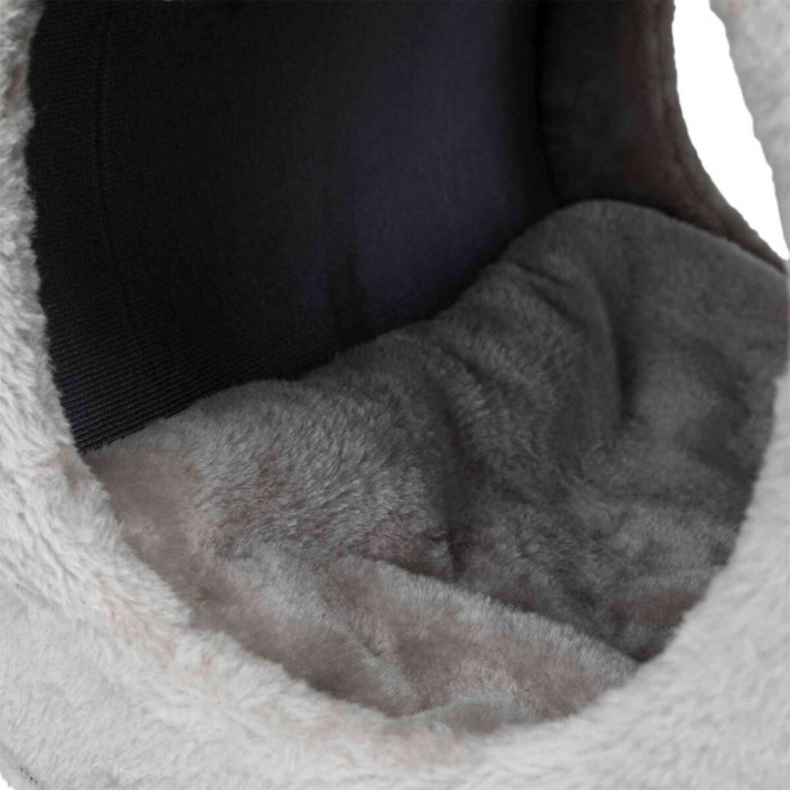 Дряпка Trixie для котів у вигляді ролу з лежаком 27х39 см сіра - фото №3