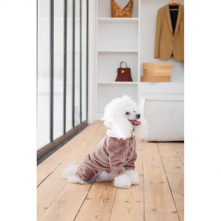 Костюм Pet Fashion Alf для собак бежевий XS2 - фото №4