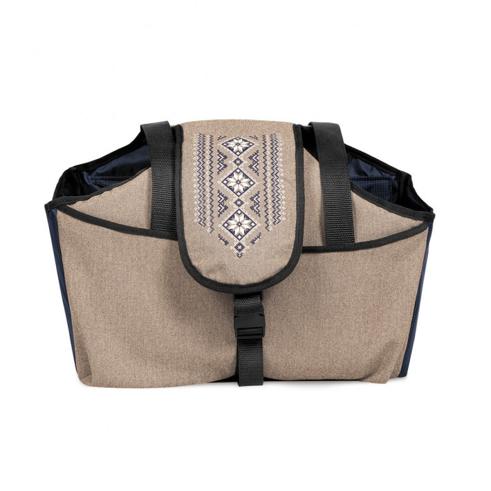 Сумка-переноска Pet Fashion Linen для собак 38х32х22 см - фото №3