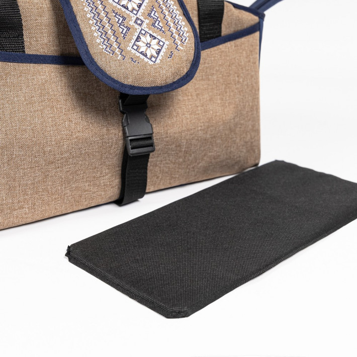 Сумка-переноска Pet Fashion Linen для собак 38х32х22 см - фото №7