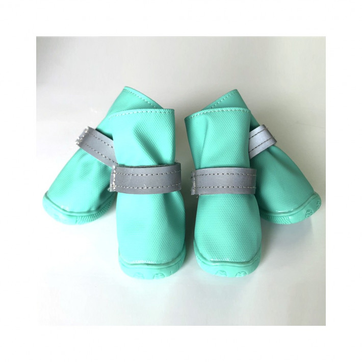 Черевики RUISPET для малих порід собак демісезонні зелені