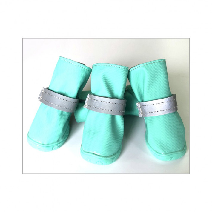 Черевики RUISPET для малих порід собак демісезонні зелені - фото №5