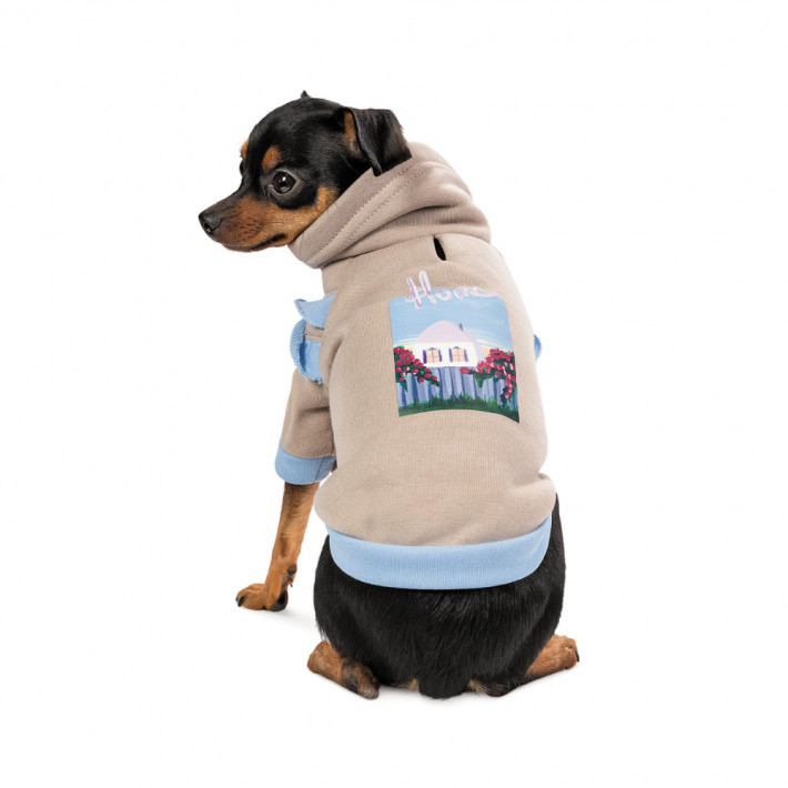 Худі Pet Fashion Home для собак дівчаток, бежеве - фото №3