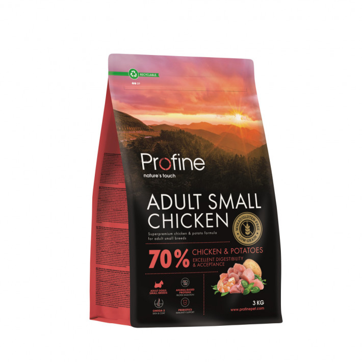 Корм сухий Profine Small Chicken and Potatoes для собак малих порід, 3 кг