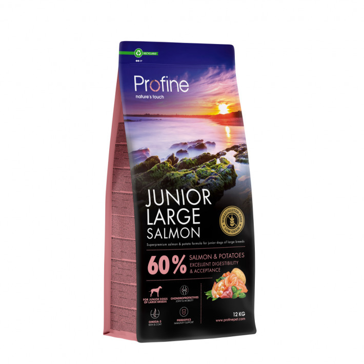 Корм сухий Profine Junior Large Salmon and Potatoes для цуценят великих порід
