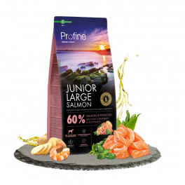Корм сухий Profine Junior Large Salmon and Potatoes д/цуценят і юніорів великих порід лосось і картопля 12 кг - фото №2