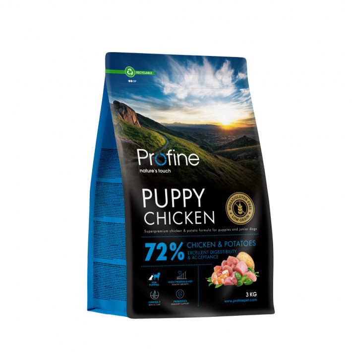 Корм сухий Profine Puppy Chicken and Potatoes для цуценят, 3 кг