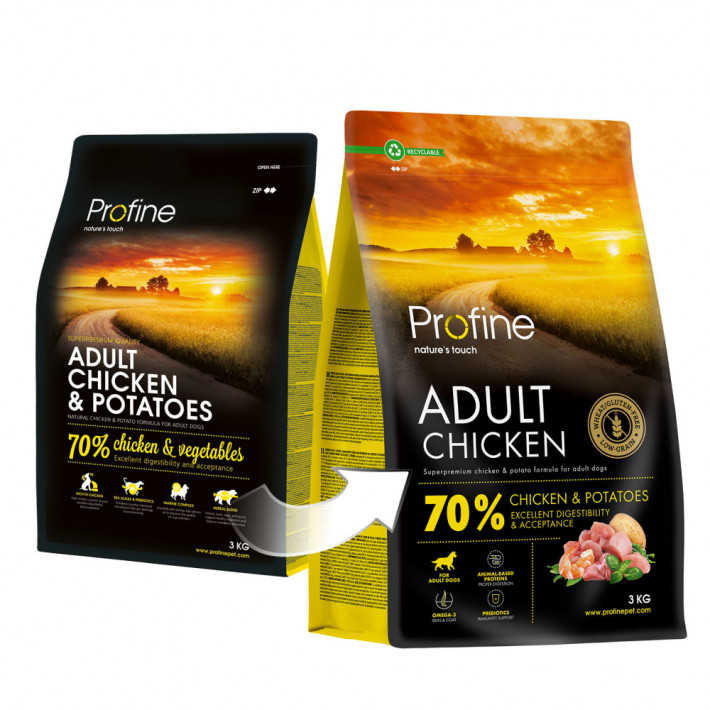 Сухий корм Profine Chicken and Potatoes для собак, 3 кг - фото №4