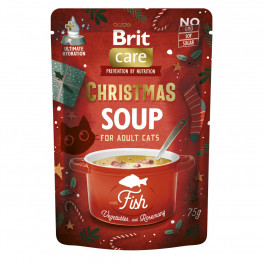 Корм вологий Brit Care Christmas Fish Soup д/котів різдвяний суп з рибою 75 г - фото №1