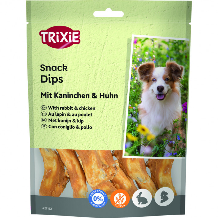 Ласощі Trixie Snack Dips з кроликом та куркою, 120 г - фото №4